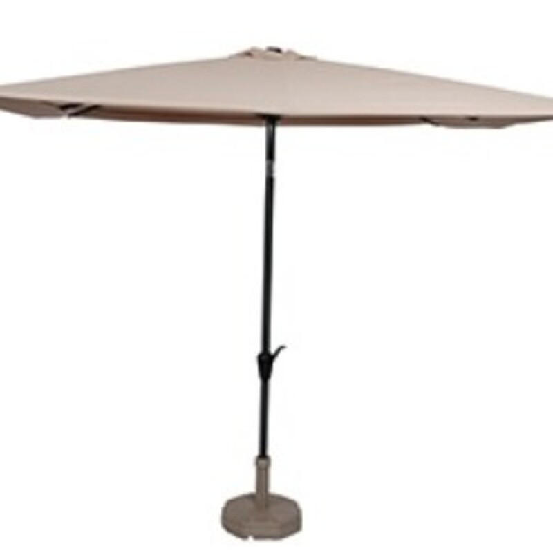 SONNENSCHIRM ZUM AUFKLAPPEN Libra - Beige - 250/250/ cm - Beige, Textil (250/250cm) - Lesli Living