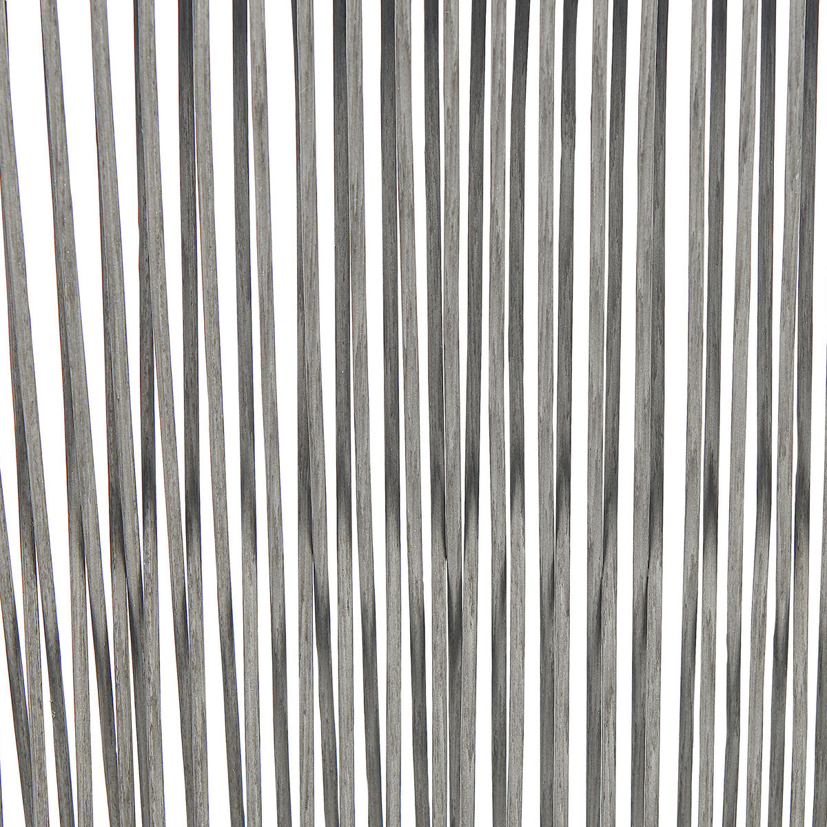 BALKONSET 2-Sitzer Rattan hellgrau Auflagen grau Gargano - Schwarz/Grau, Kunststoff/Textil - Beliani