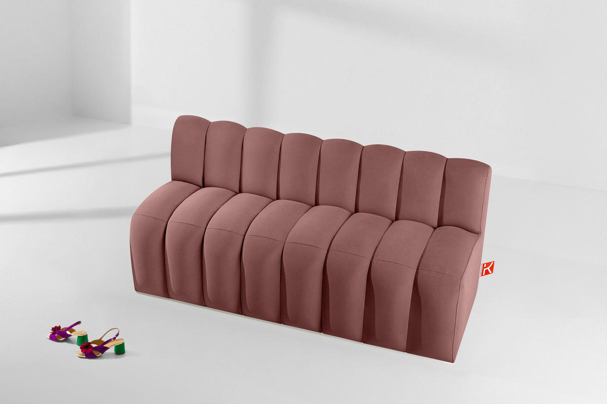 ESSZIMMERBANK CORDA, Rosa - Pink, Holz/Holzwerkstoff (163/78/71cm) - KONSIMO®