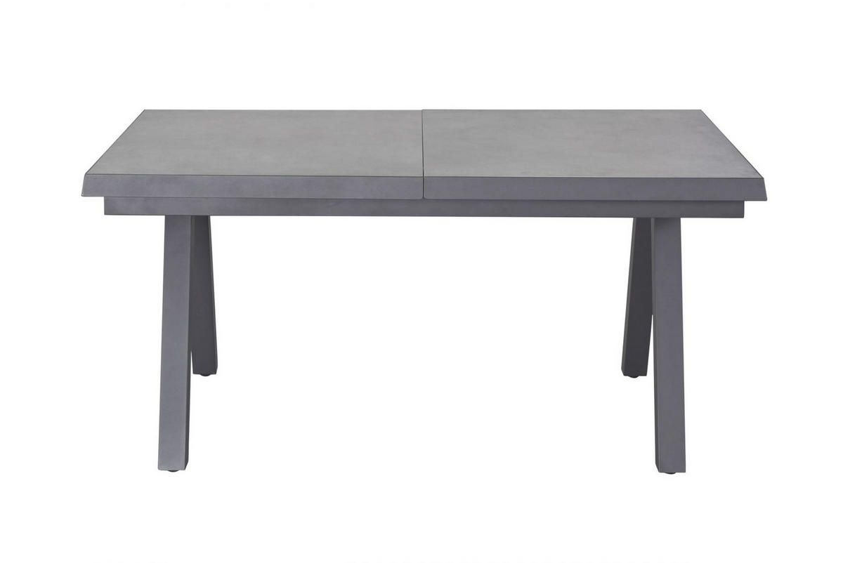 GARTENTISCH Kalifornien 160/210x100x75cm, Keramik, Anthrazit - Anthrazit, Keramik (100/210/75cm) - dasmöbelwerk