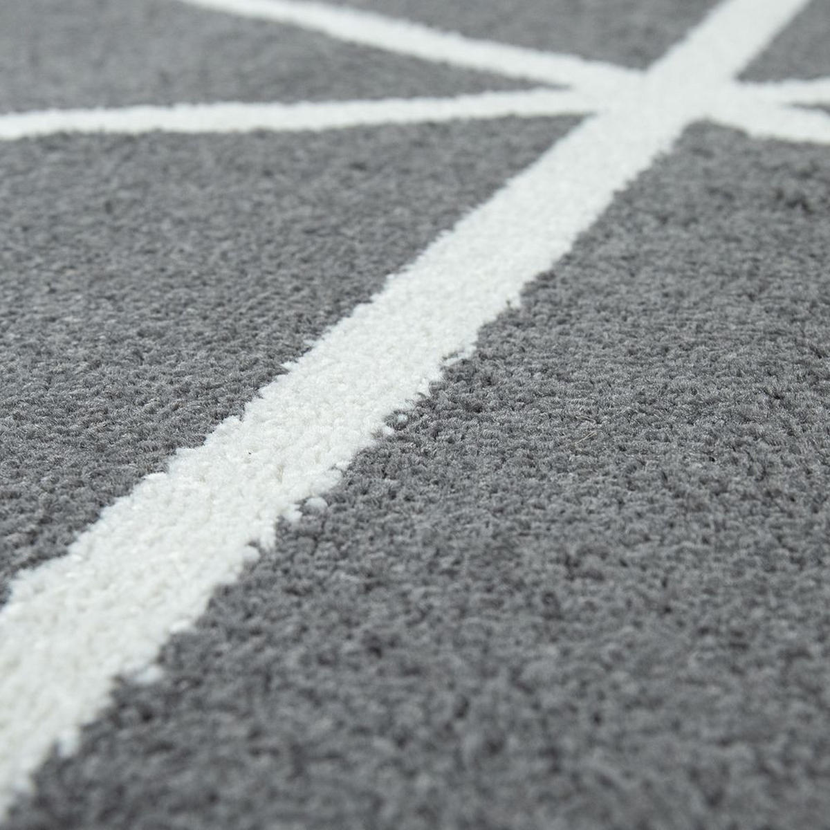 KURZFLORTEPPICH 70/140 cm Stella 401 - Anthrazit, Textil (70/140cm) - Paco Home