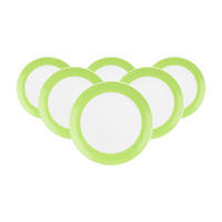 BROTTELLER Liberty Pure Colors Lime Green ø 17,5 cm 6er Set - Grün, Keramik (17.7cm) - Seltmann Weiden