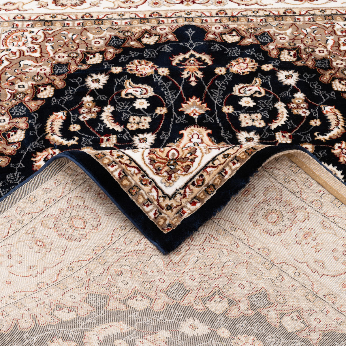 KLASSIK ORIENT TEPPICH MASKAT - Blau, Textil (80/300cm) - Pergamon