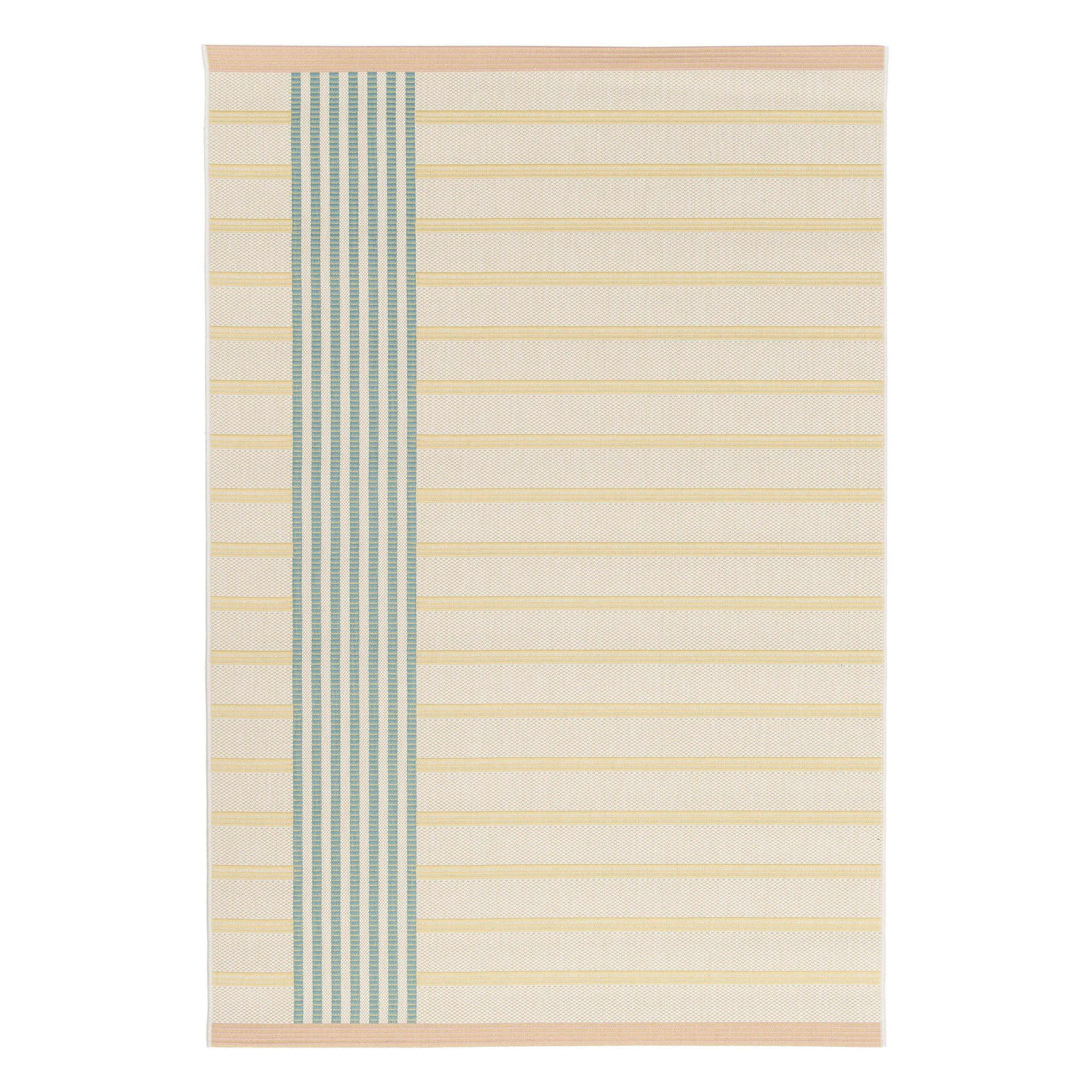BUNTER Teppich für Innen- und Außenbereich gelb - Gelb, Textil (160/230cm) - AFK Living