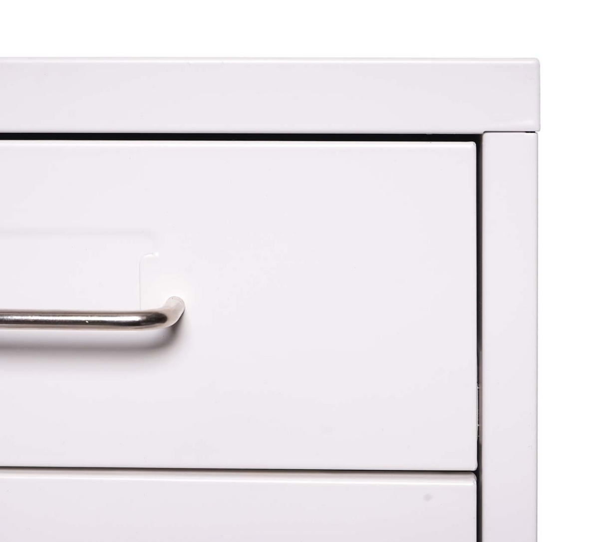 ROLLCONTAINER Housten 48x28x41cm 4 Schubladen Weiß - Weiß, Metall (28/48/41cm) - PROREGAL