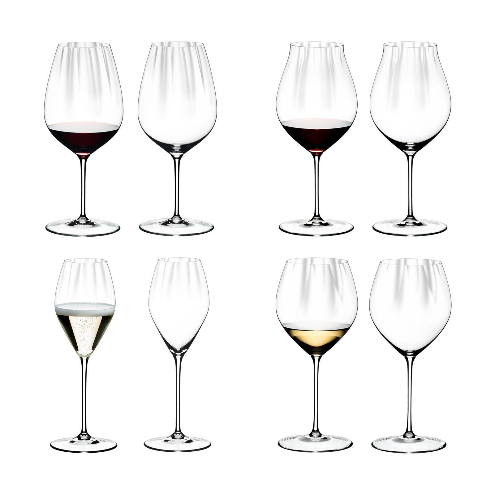GLÄSERSET Performance transparent 8er Set - Transparent, Glas - Riedel