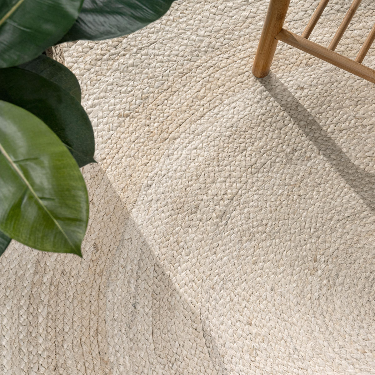 HOCHFLORTEPPICH 100/100 cm Viborg 595 - Weiß, Textil (100/100cm) - Paco Home