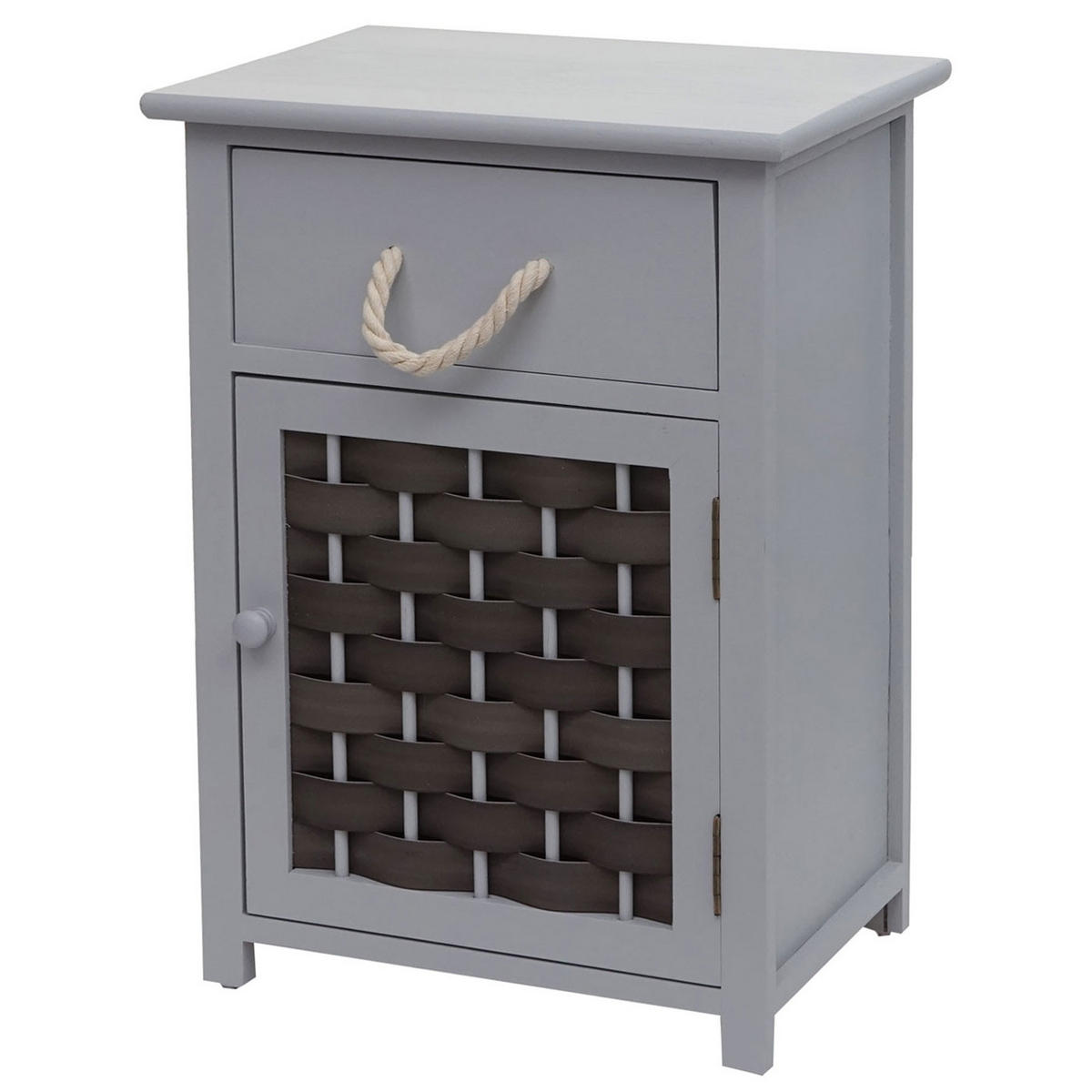 KOMMODE Grau, Grau - Grau, Holz (39/55/28cm) - MCW