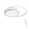 LED-DECKENLEUCHTE Bruno 47/47/7 cm - Weiß, Metall (47/47/7cm) - Nettlife