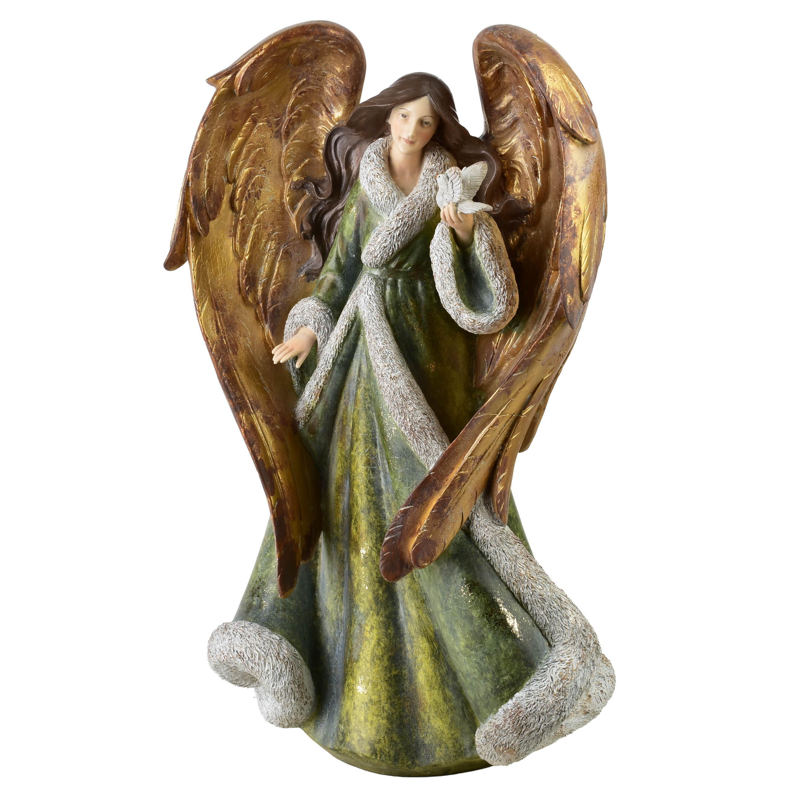 FIGUR Santa Lila MGO - Grün, Stein (32/56/32cm) - Mondex
