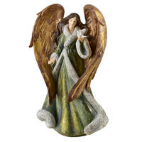 FIGUR Santa Lila MGO - Grün, Stein (32/56/32cm) - Mondex