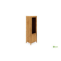 VITRINE PAUL Wildeiche - Wildeiche, Holz (59/188/50cm) - byoak