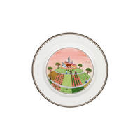 BROTTELLER DÖRFCHEN Design Naif bunt ø 17 cm - Multicolor, Keramik (17cm) - Villeroy & Boch