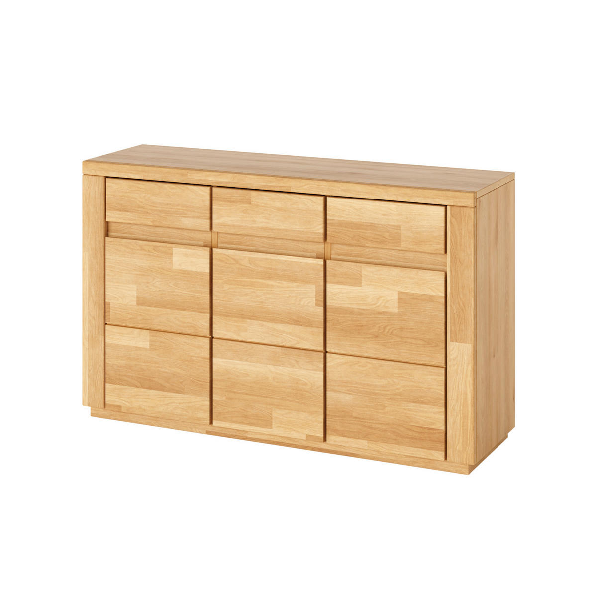 KOMMODE Viborg - Buchefarben, Holz (35/80/127cm) - kiki design