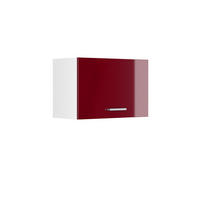HÄNGESCHRANK R-Line Rot Hochglanz 60 cm Flach - Rot/Weiß, Holzwerkstoff (60/40/31cm) - Vicco