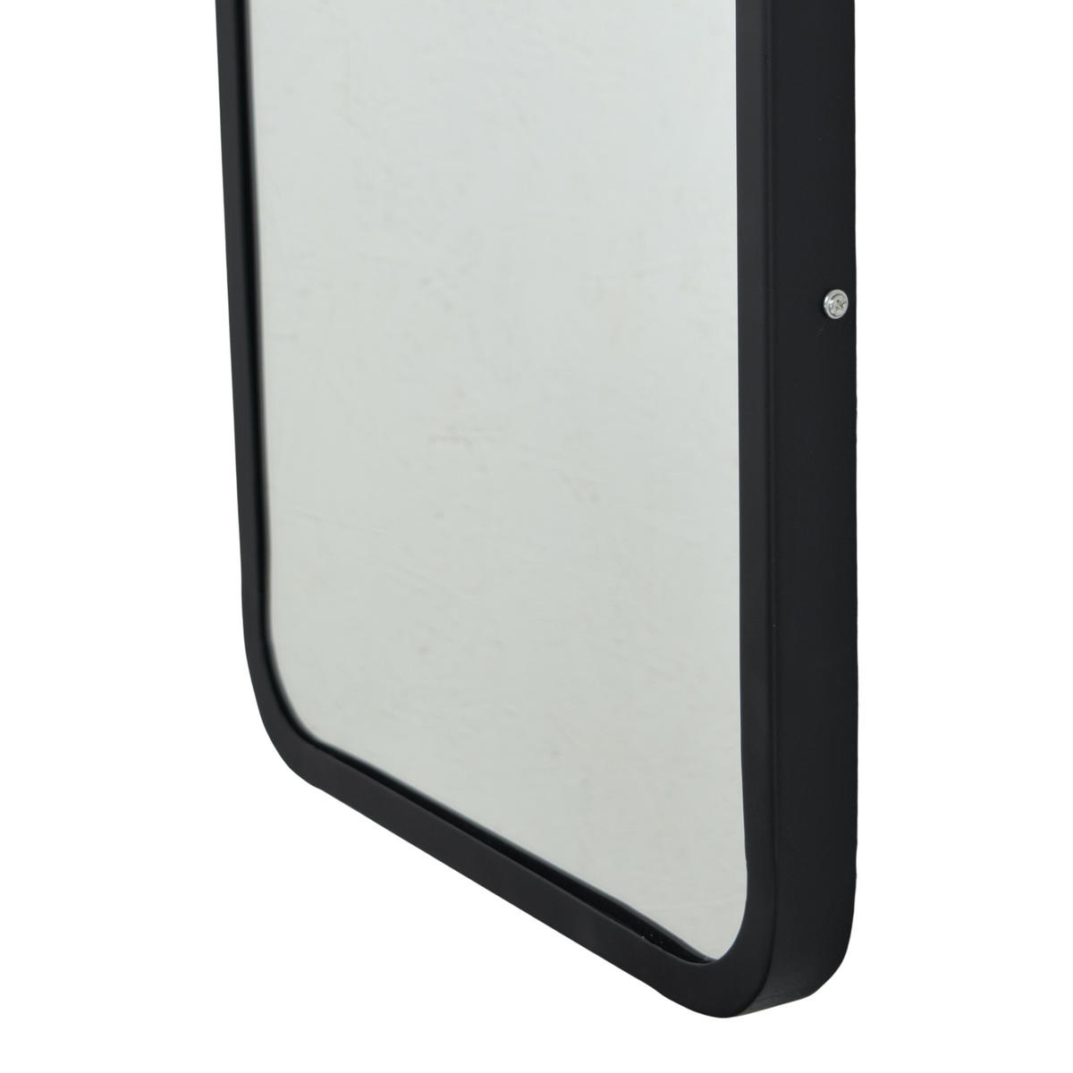 WANDSPIEGEL Rico Schwarz - Schwarz, Metall (40/120/4cm) - LOFT42
