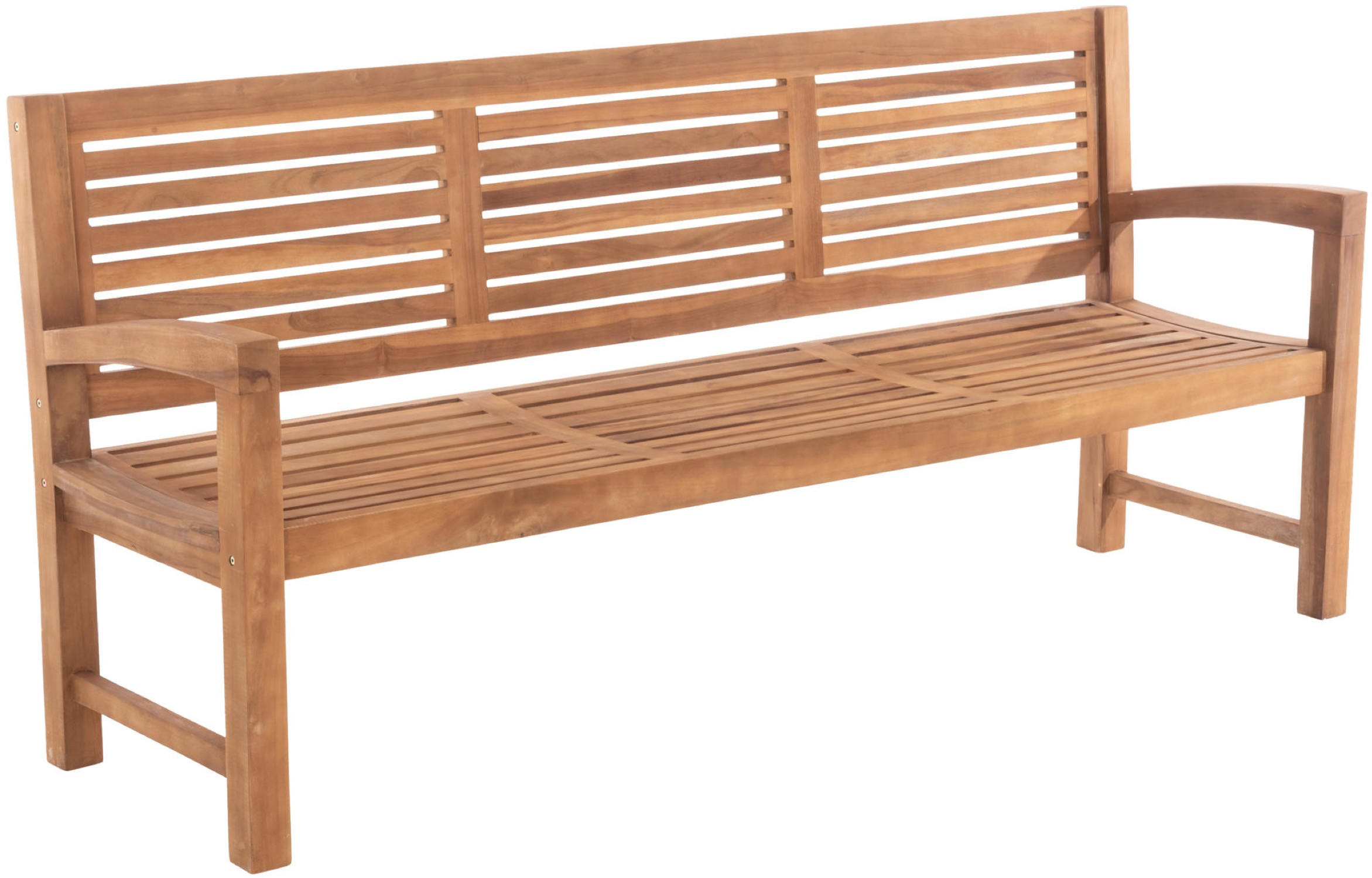 TEAKBANK Halmur 200 cmTeak - Braun, Holz (200/92/59cm) - TPFGarden