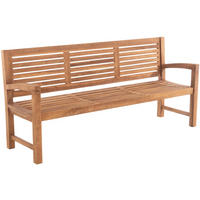 TEAKBANK Halmur 200 cmTeak - Braun, Holz (200/92/59cm) - TPFGarden