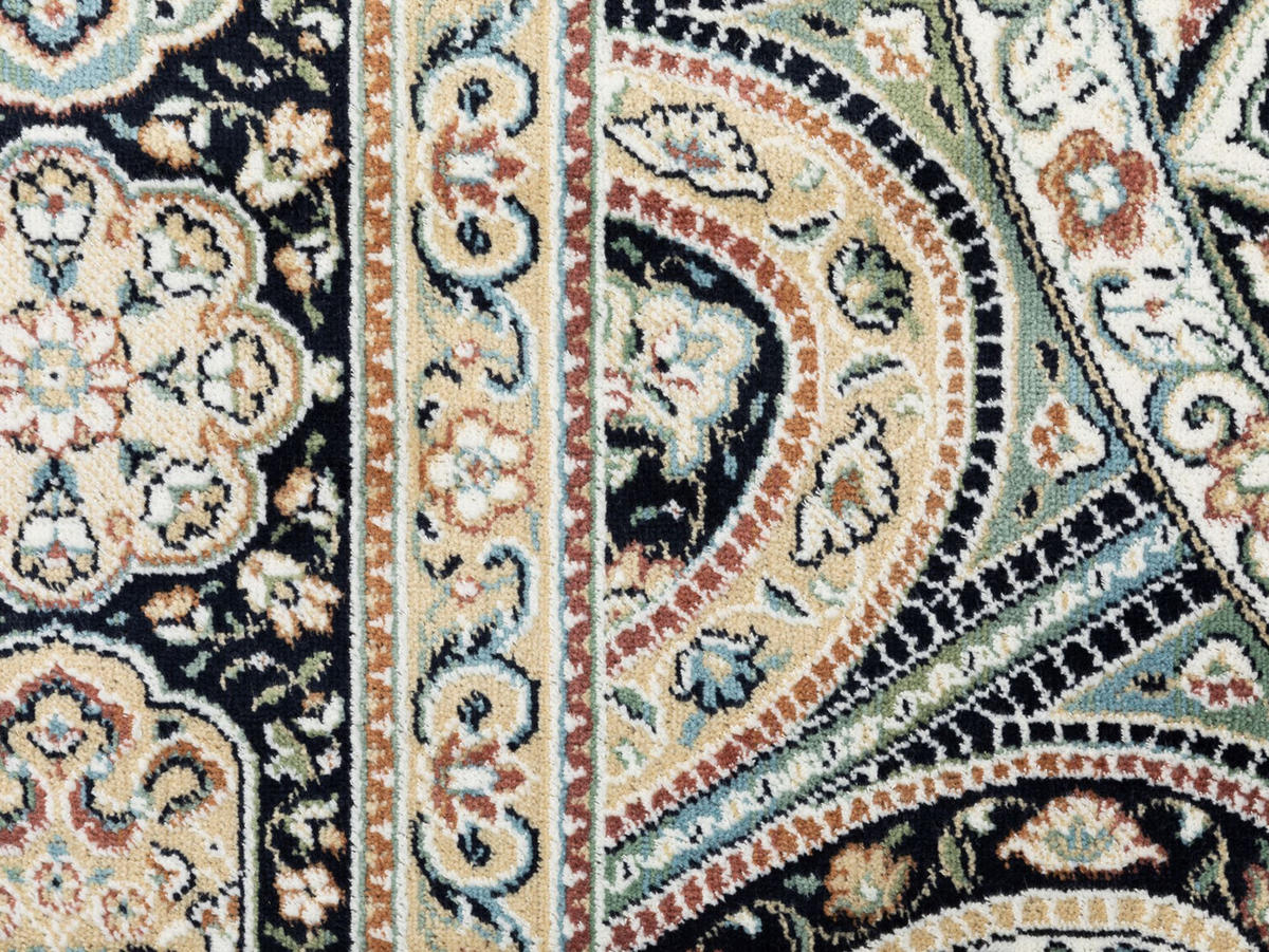 ORIENTTEPPICH 195/300 cm Riad Ghom - Schwarz, Textil (195/300cm) - Steffensmeier