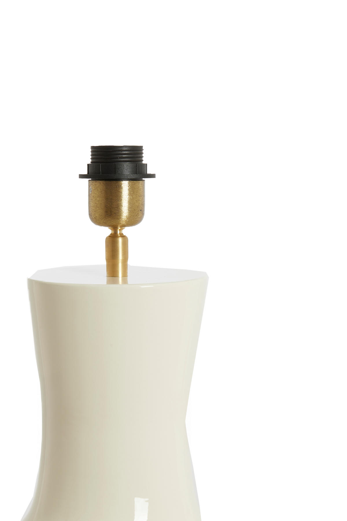 LAMPENSOCKEL Nana Weiß 33/33/51 cm - Weiß, Metall (33/33/51cm) - Light & Living