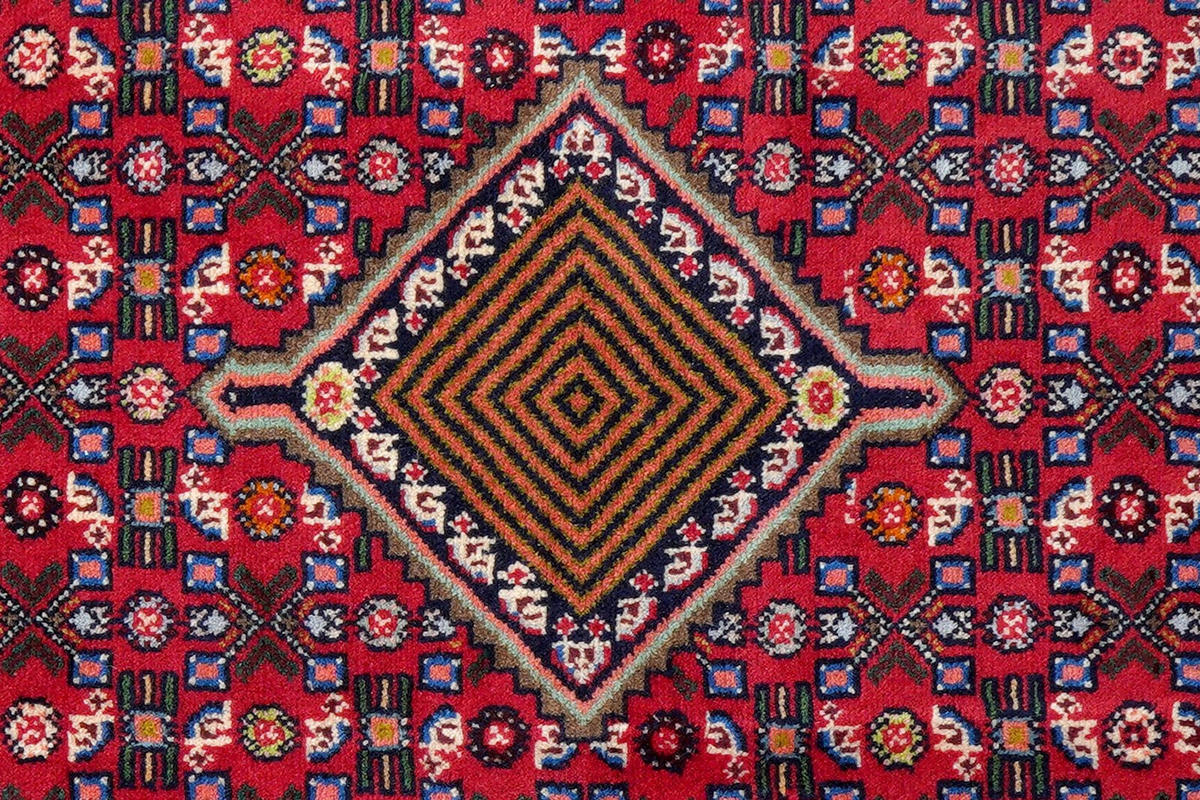 LÄUFER Orient handgeknüpft Assadabad Rot 205/84 cm Schurwolle - Rot, Textil (84/205cm) - Looma