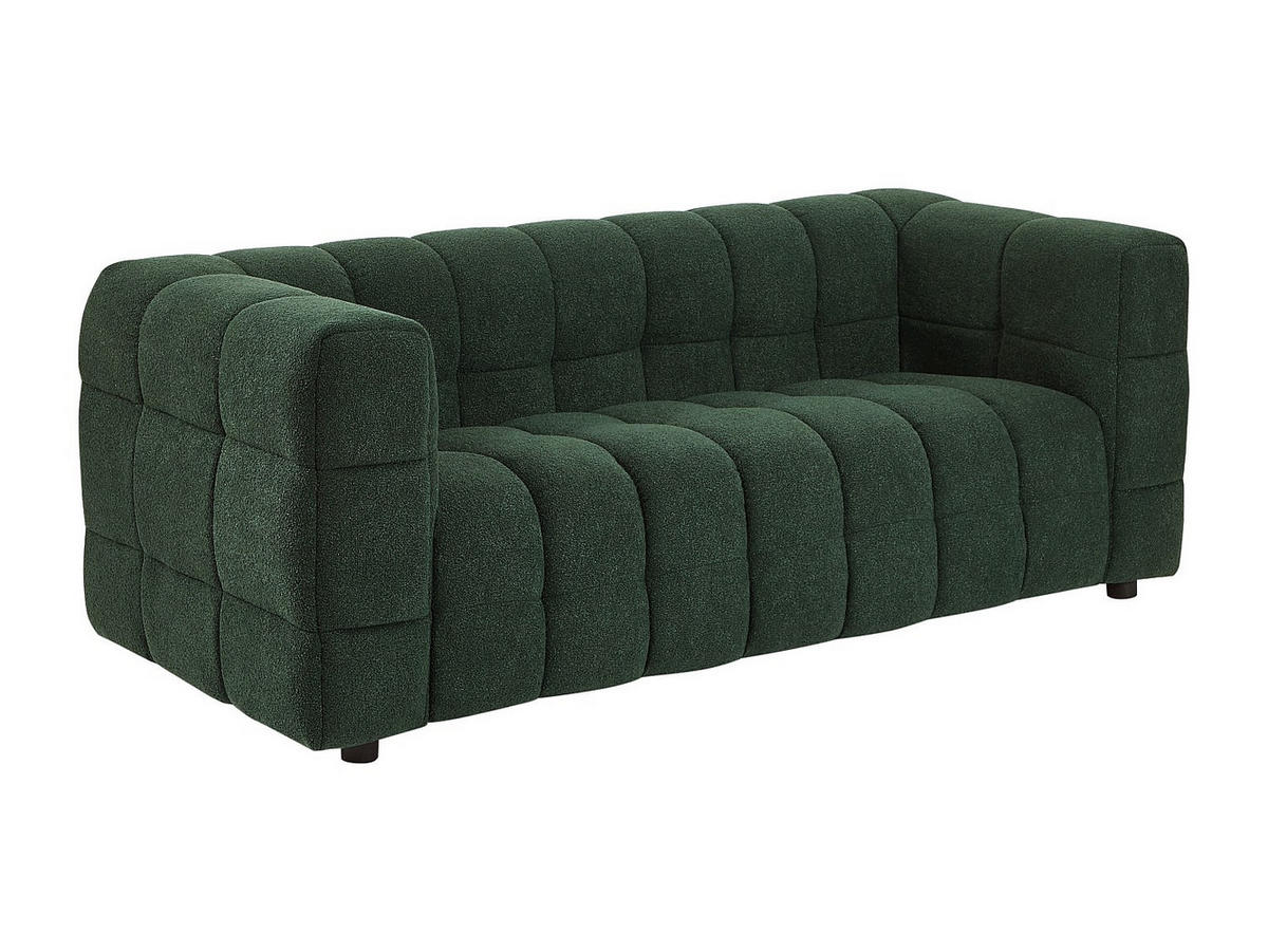SOFA - 2 Personen - stoff - grün Lerici - Grün, Holz/Textil (189/72/89cm) - Vente-Unique