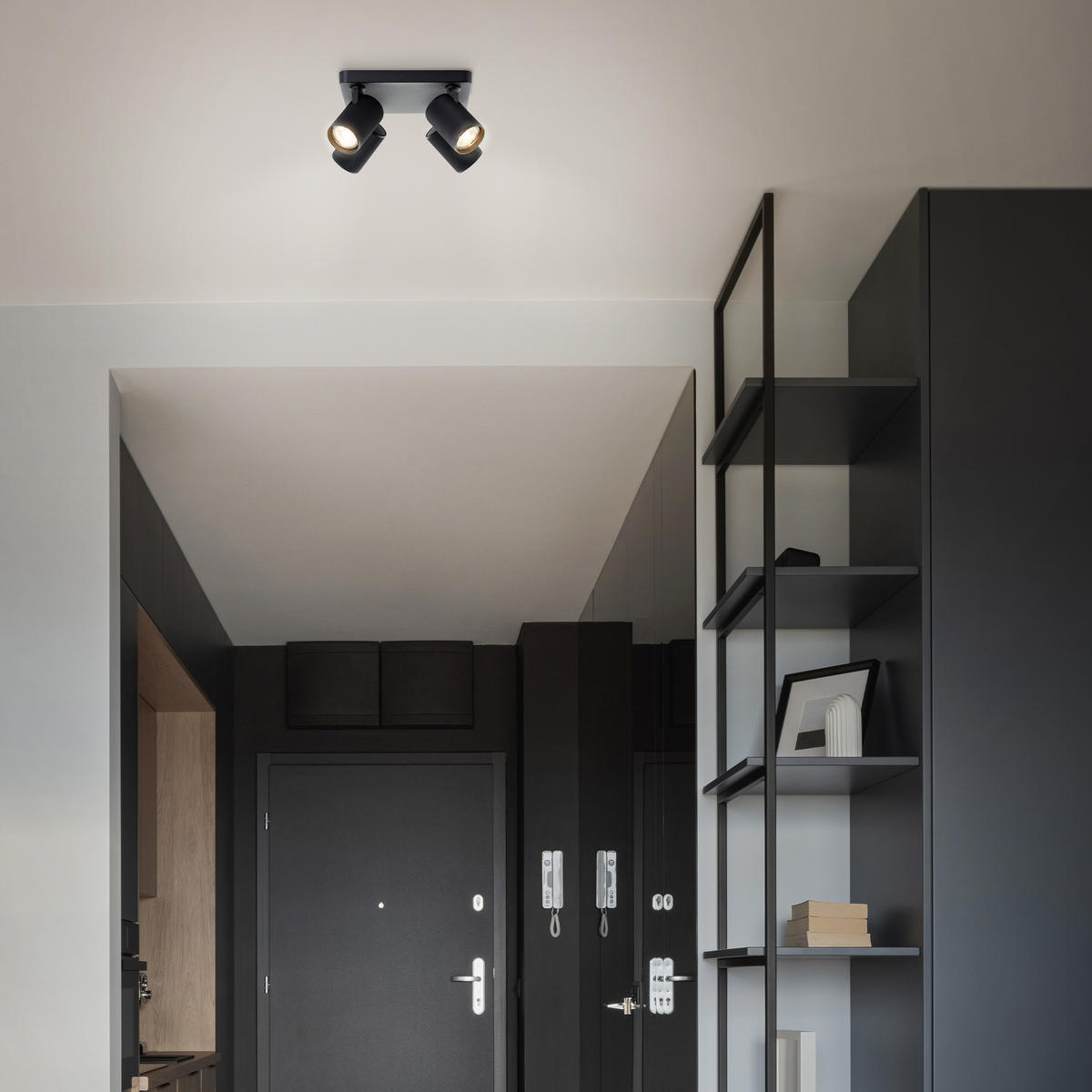 SPOTPLATTE Marty G99204/76 - Schwarz, Metall (22/22/12.1cm) - Brilliant