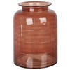BLUMENVASE Glas braun Vindaloo - Braun, Glas (35cm) - Beliani
