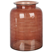 BLUMENVASE Glas braun Vindaloo - Braun, Glas (35cm) - Beliani