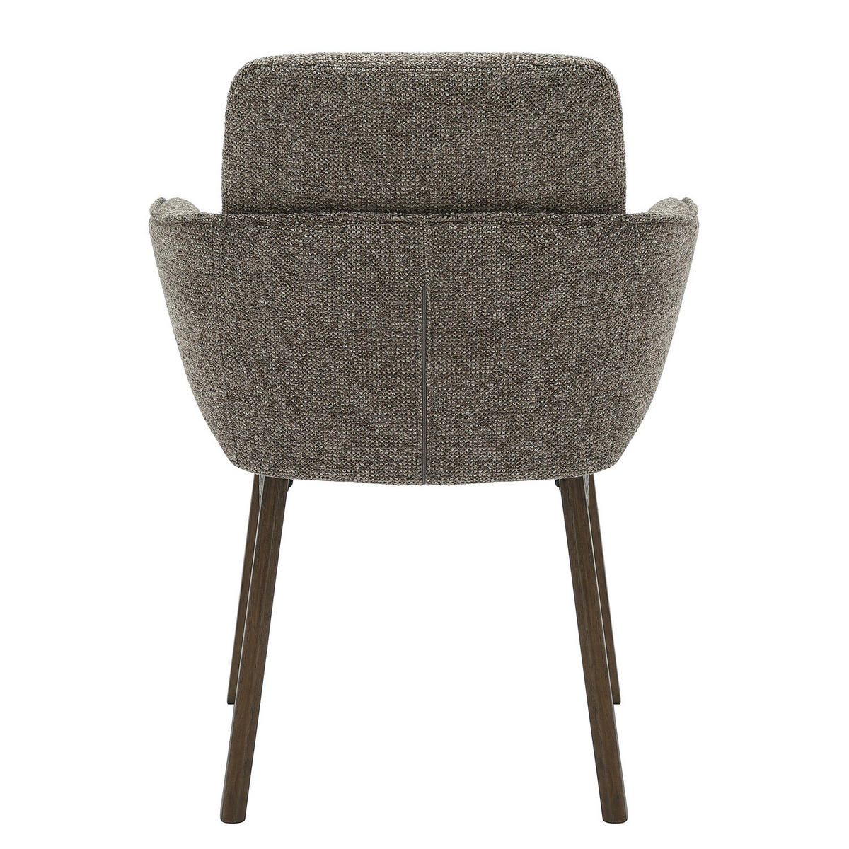 HOME24 Armlehnenstuhl CHAGAS - Beige/Braun, Holz/Kunststoff (61/88/59cm) - home24