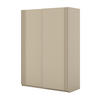 SCHWEBETÜRENSCHRANK VANTE 150/210/62 cm 2-türig Beige - Beige, Holzwerkstoff (150/210/62cm) - MASSENO