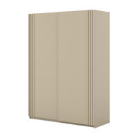 SCHWEBETÜRENSCHRANK VANTE 150/210/62 cm 2-türig Beige - Beige, Holzwerkstoff (150/210/62cm) - MASSENO