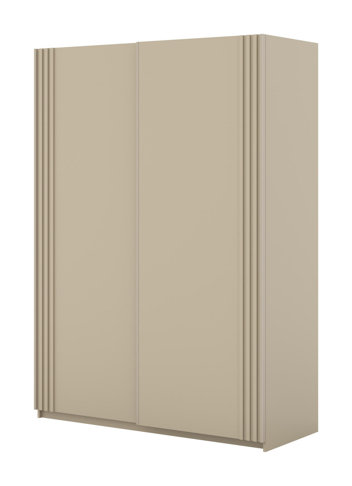 SCHWEBETÜRENSCHRANK VANTE 150/210/62 cm 2-türig Beige - Beige, Holzwerkstoff (150/210/62cm) - MASSENO