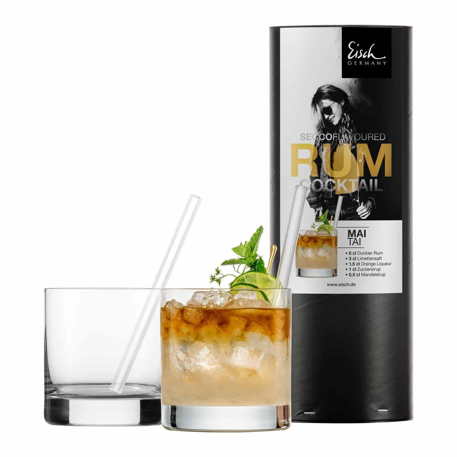 RUM COCKTAIL GLÄSER Secco Flavoured transparent 400 ml 4er Set - Transparent, Glas (0.4L) - Eisch