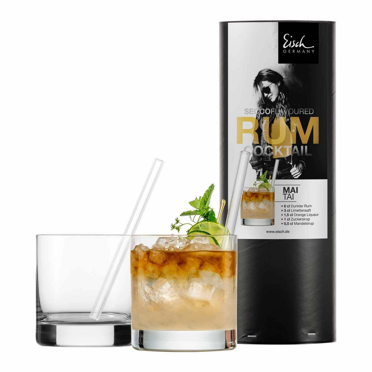 RUM COCKTAIL GLÄSER Secco Flavoured transparent 400 ml 4er Set - Transparent, Glas (0.4L) - Eisch