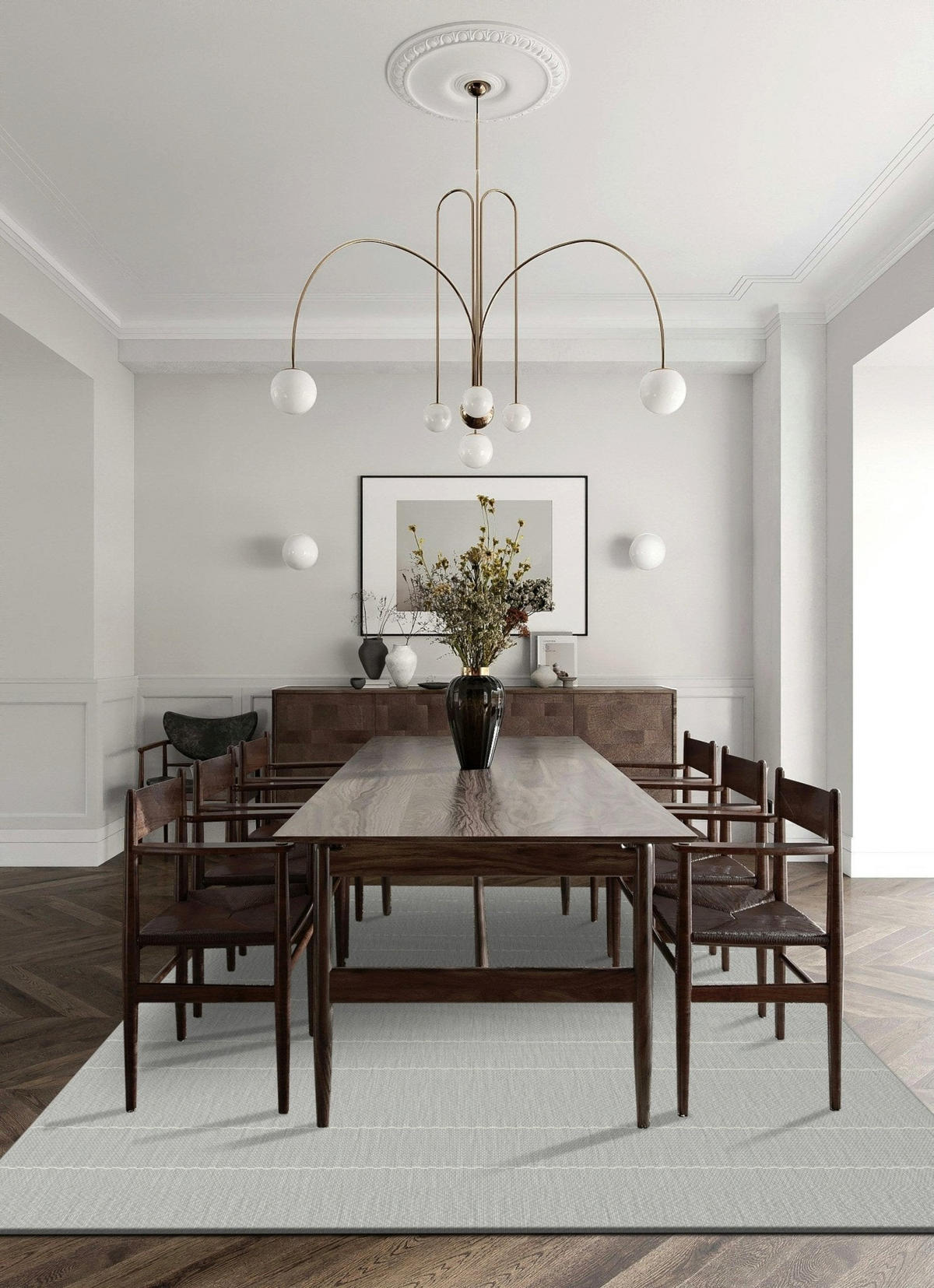 TEPPICH Design Innen- und Außenbereich grau - Grau, Textil (160/230cm) - AFK Living