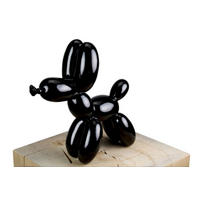 SKULPTUR Schwarz 28/26 cm - Schwarz, Stein (0.95/26/10cm) - KUNSTLOFT