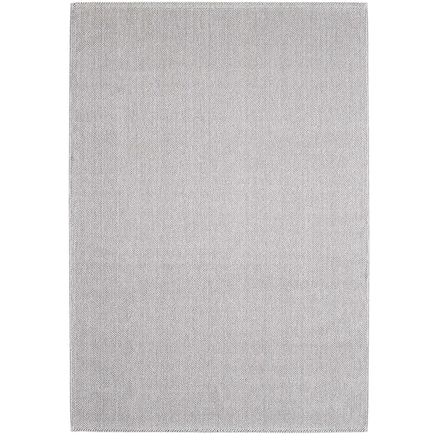 TEPPICH Kurzflor Flachgewebe Uni-Design Polypropylen Wohnzimmer Silber Rechteckig 280x370 - Silberfarben, Textil (280/370cm) - KADIMA DESIGN