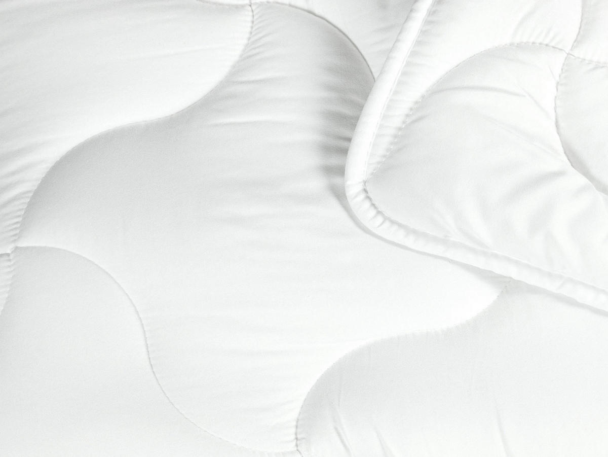 BETTDECKE, 100% Polyester - Weiß, Textil (135/200cm) - Zollner