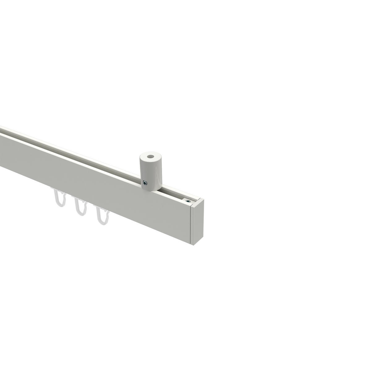 GARDINENSTANGE INNENLAUF Sonius Paxo 140 cm, 1-läufig, 14x35 mm Weiß - Weiß, Metall (140cm) - INTERDECO
