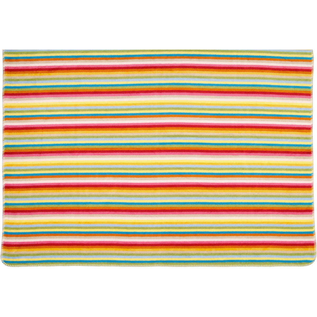 WOHNDECKEN LIFESTYLE STREIFEN 70080 MULTICOLOR - 25 - Multicolor, Textil (150/200cm) - Cawoe