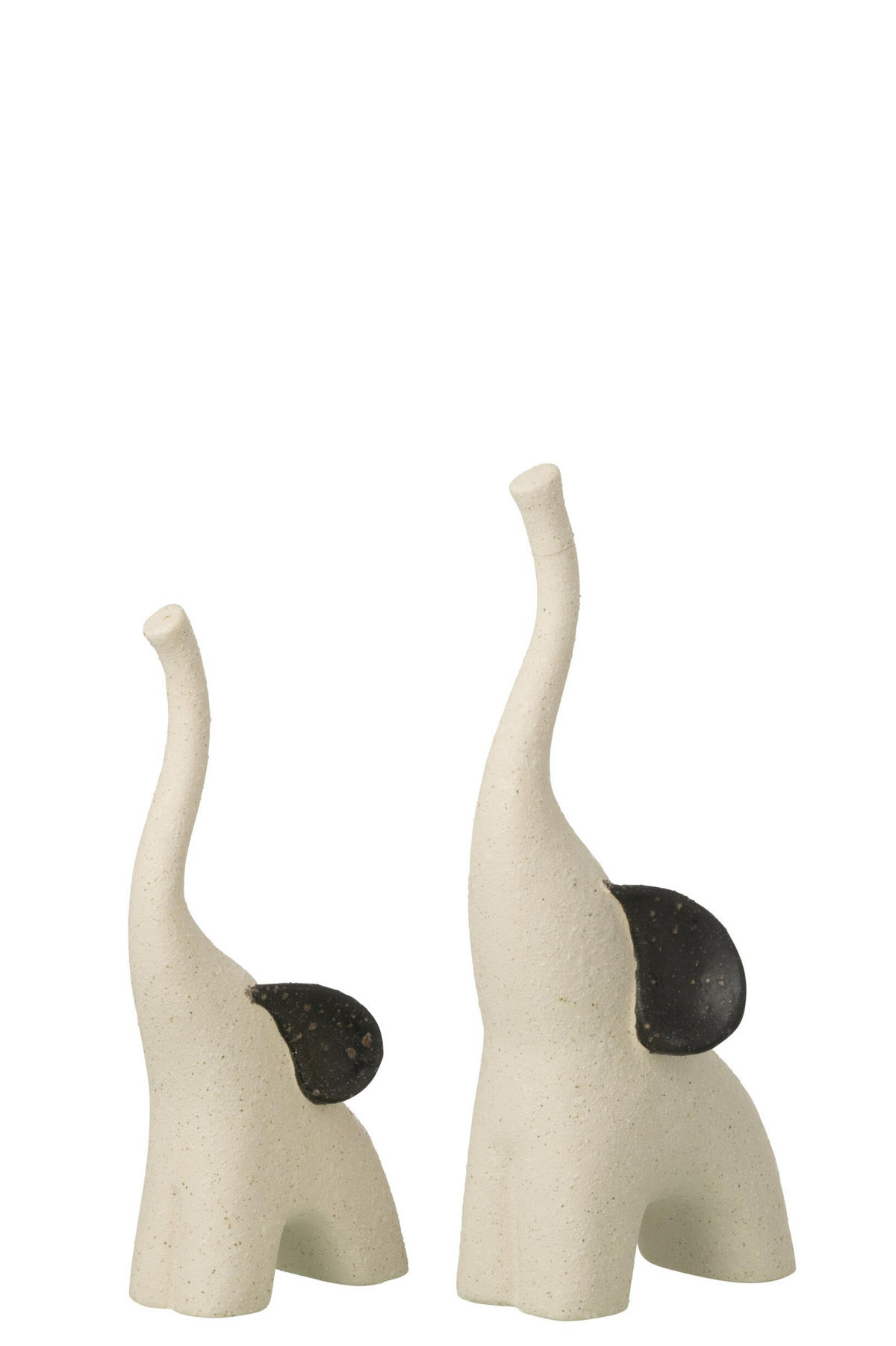 DEKOOBJEKT ELEFANT MODERN Weiß - Weiß, Keramik (11.5/30.5/13cm) - J-Line