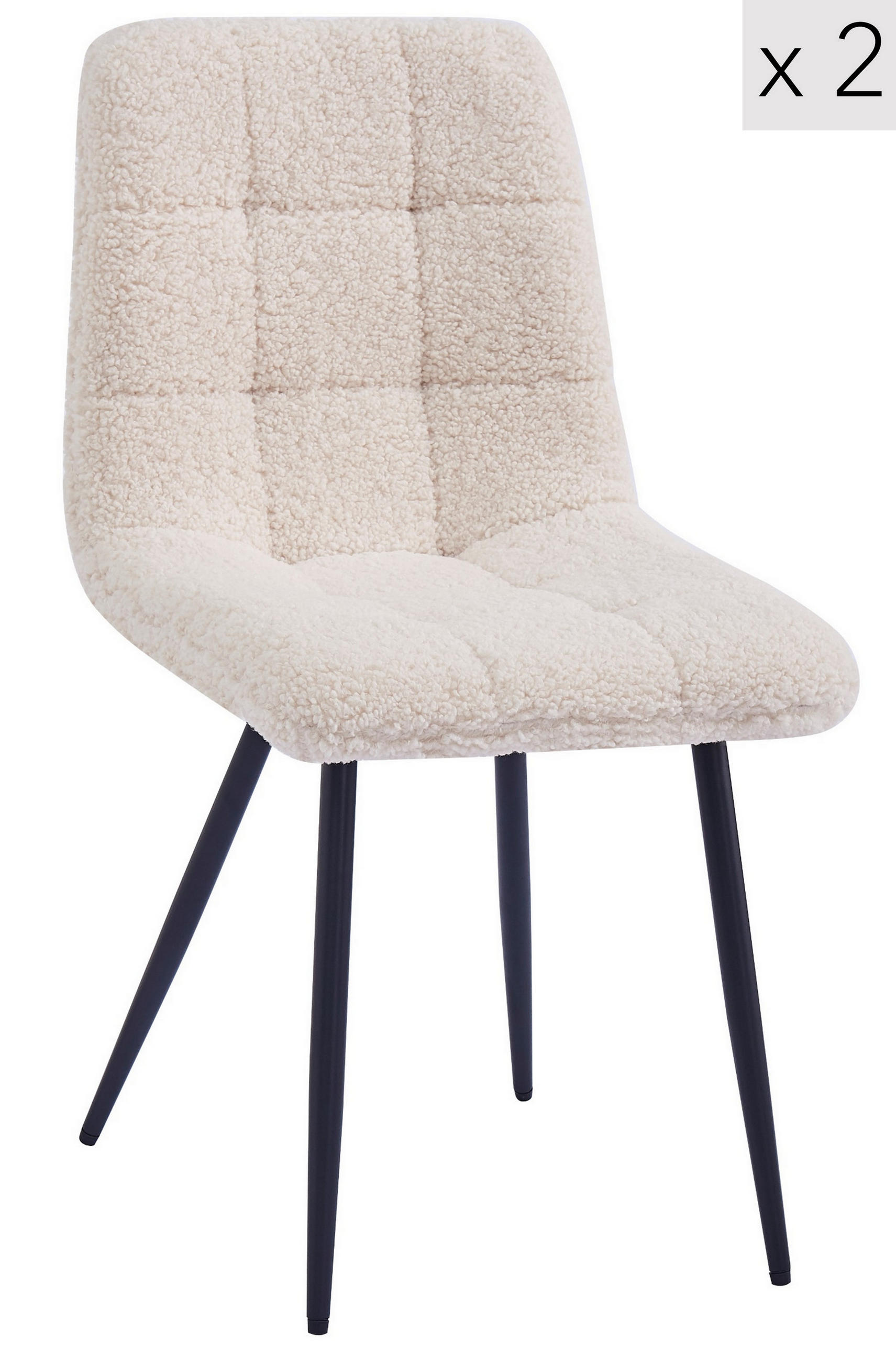 Nordlys Stuhl Weiß 45x85x55 cm
