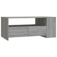 COUCHTISCH Grau Sonoma 102x55x42 cm Holzwerkstoff - Grau, Holzwerkstoff (102/55/42cm) - furnicato