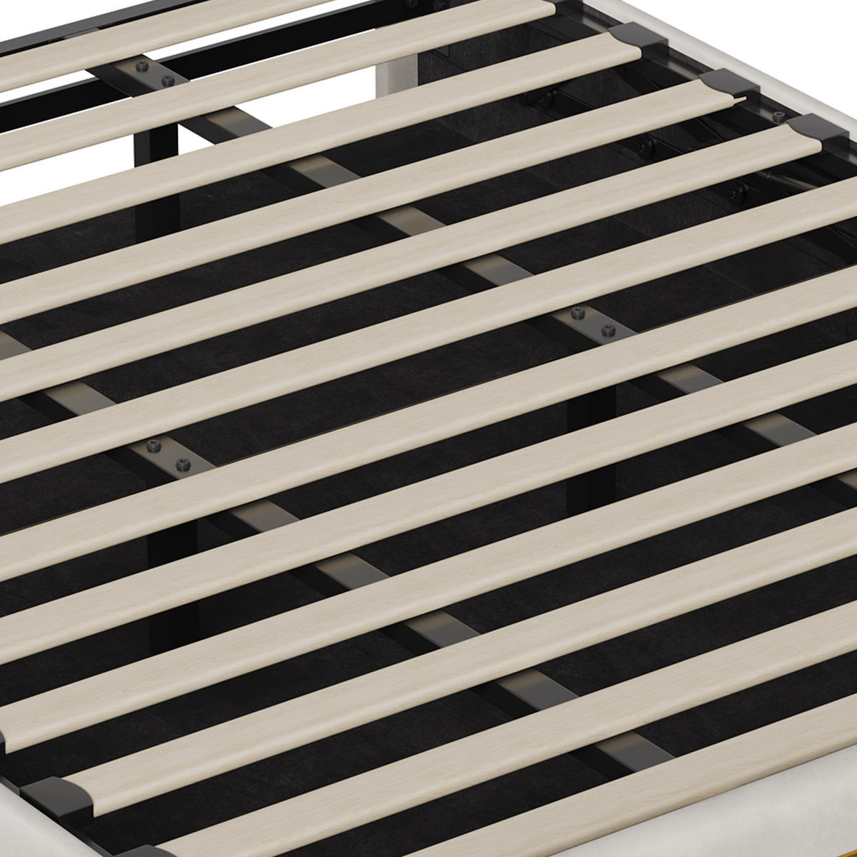 ČALÚNENÁ zamatová posteľ 180x200 cm s hydraulickým boxom a zlatými detailmi - écru, drevo (180/200cm) - SHOPENTRA