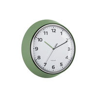 WANDUHR Modern Retro Ø34 cm - Grün, Metall (34/1/34cm) - Karlsson