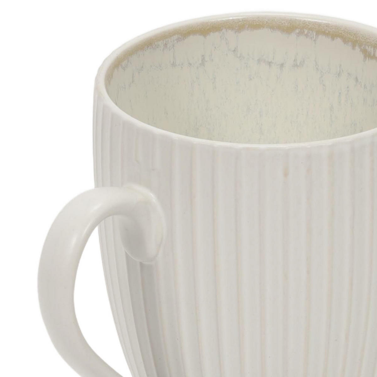TASSE für Kaffee oder Tee Essence Grau 400 ml 9,5/9,5/10,5 cm - Grau, Keramik (0.4L) - Siaki
