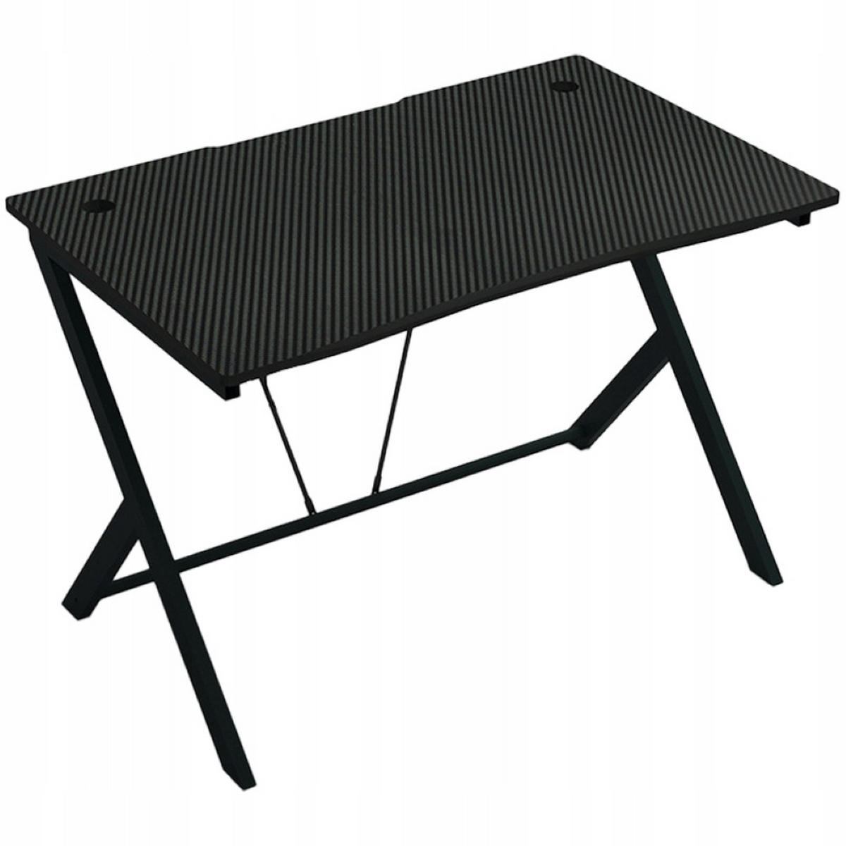 SCHREIBTISCH schwarz 100x50x75 cm - Schwarz, Holzwerkstoff (50/100/75cm)