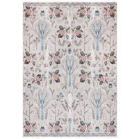 TEPPICH Beige Pflanzlich - Rechteckig Orientalisch - 140 x 200 cm - Pink/Beige, Textil (140/200cm) - Mazovia