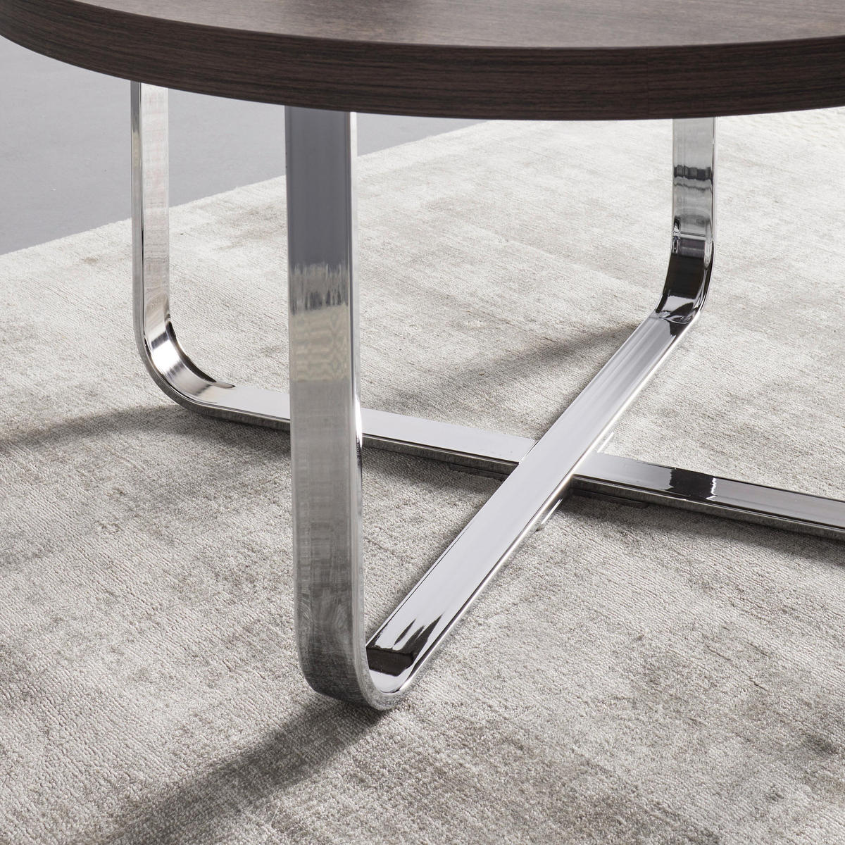 COUCHTISCH Carl Eichefarben MDF Rund - Eichefarben, Holz (80/80/42cm) - Bessagi Home